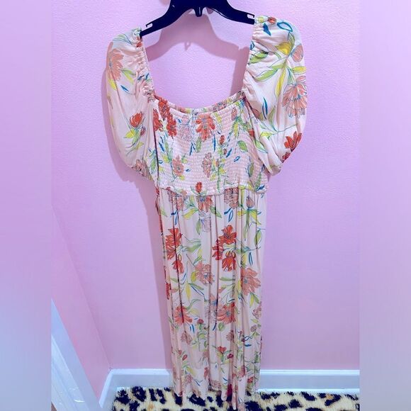 For The Republic Smocked Off-The-Shoulder Maxi Dress - Picture 3 of 4